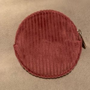 NWOT Sezane Nicolas Coin Purse in Rosewood